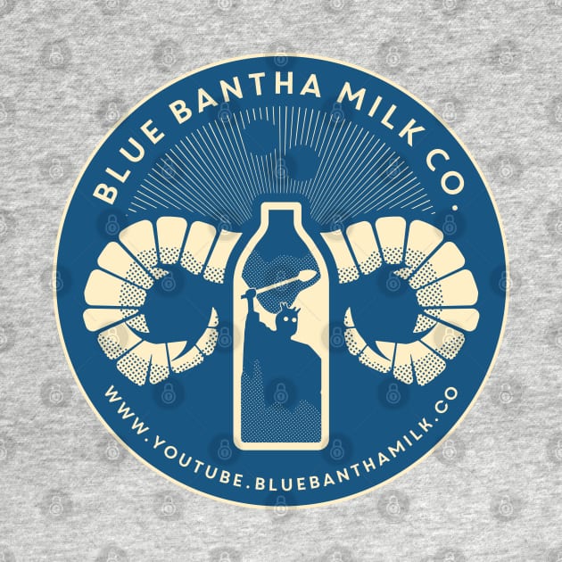 Full Cream Logo (Filled Blue Bantha Biscuit) by Blue Bantha Milk Co